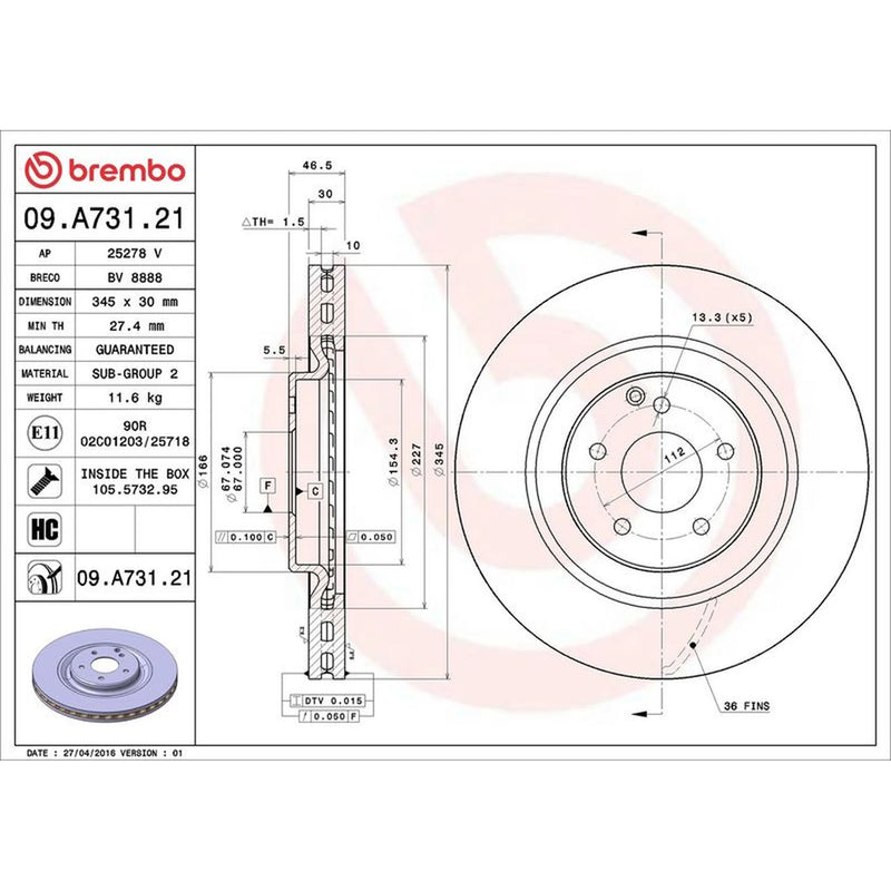 Brembo Front & Rear Brake Discs & Pads fits Mercedes-Benz C-Class T-Model