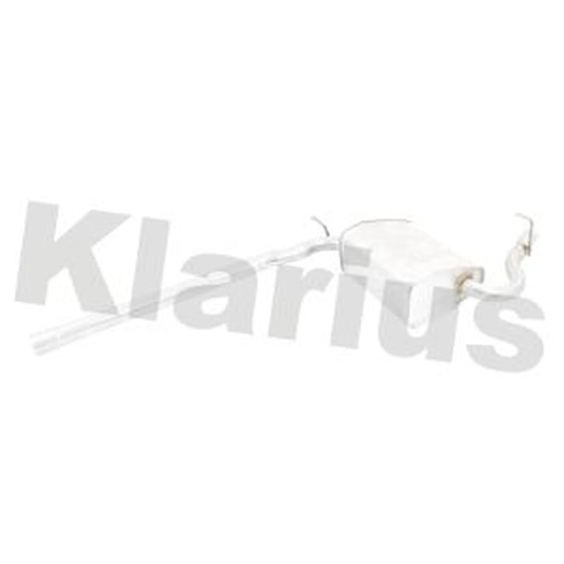 Klarius Box With Centre Pipe Centre fits Audi A4 B6 2000-2004 2.0
