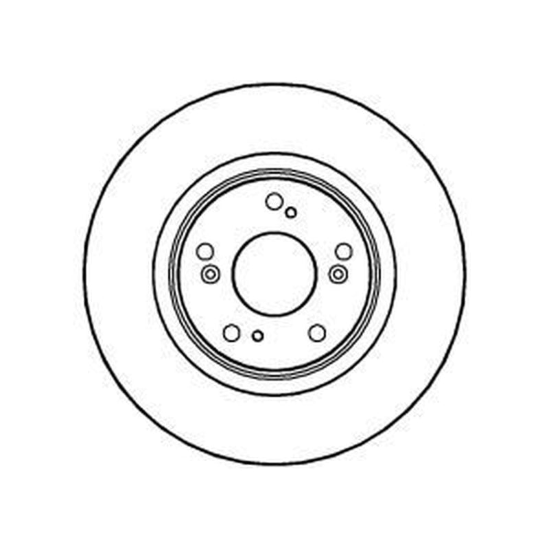 Abtex Front Brake Vented Discs & Pads fits Honda Cr-V 2001-2007 2.0 2.2