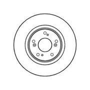 Abtex Front & Rear Brake Discs & Pads fits Honda Civic VII 2001-2005 2.0