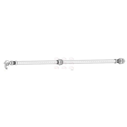 Apec Brake Hydraulic Hose Line Front Left HOS4213