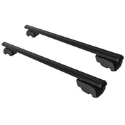 Roof Bars Rack Black fits Volvo Xc60 2017-Onwards (II) for Flush Rails 75KG - Omtec - NN4 Online