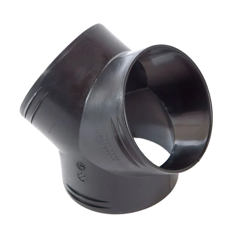Whale Black 90mm 'Y' Air Duct Fitting