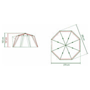 Coleman OctaGo 3 Berth Blue Tent Coleman - Dynamic Drive