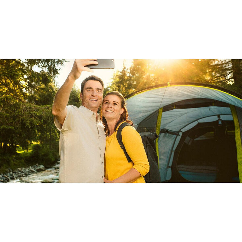 Coleman Tent Vail 4L Camping Outdoors 4 Berth Tunnel Family Festival Kids Coleman - Dynamic Drive