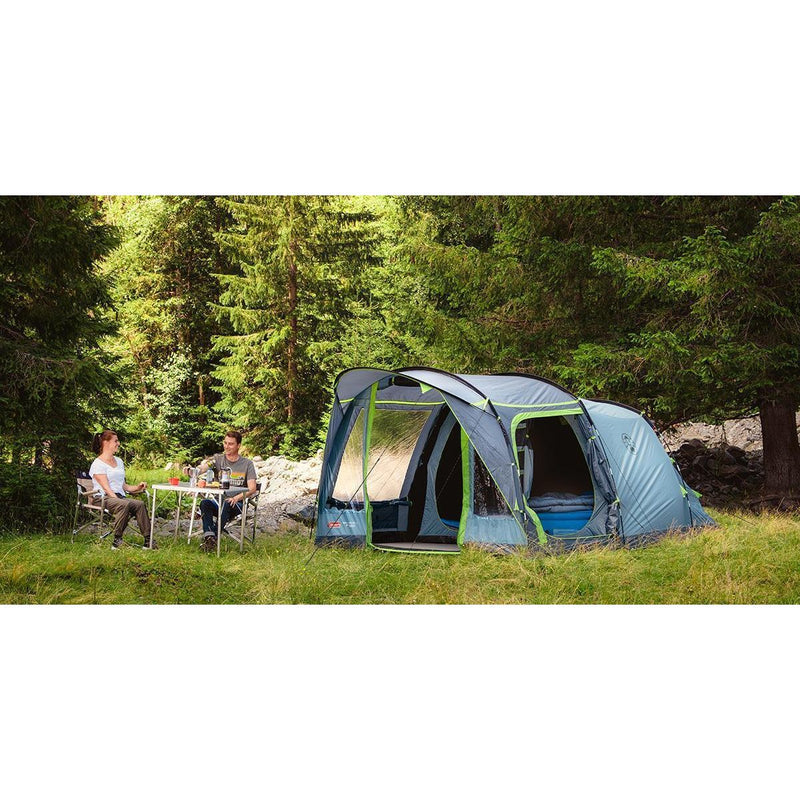 Coleman Tunnel Tent Meadowood 4 Person Black Out Bedrooms Grey Camping Garden Coleman - Dynamic Drive