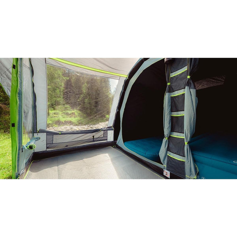 Coleman Tunnel Tent Meadowood 4 Person Black Out Bedrooms Grey Camping Garden Coleman - Dynamic Drive