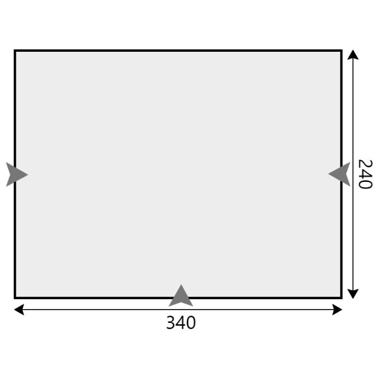 Camptech Countess Air 340 Caravan Porch Awning Camptech - Dynamic Drive