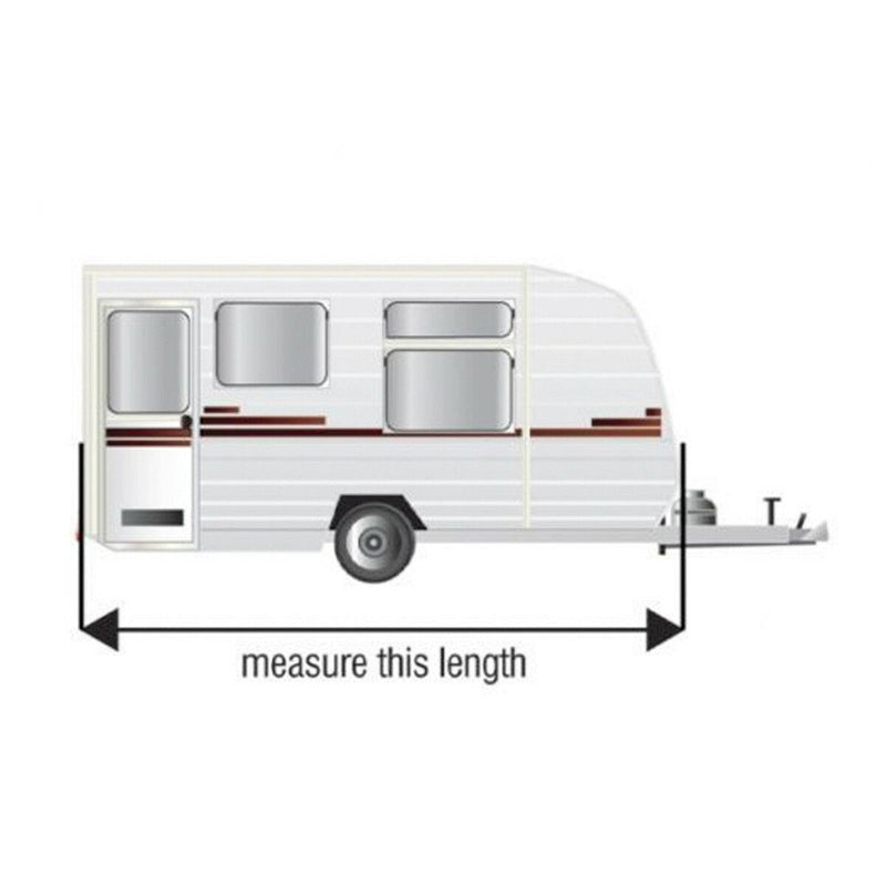 Coverpro Premium Breathable 4-Ply Full Green Caravan Cover Fits 14-17Ft Free Bag Crusader - Dynamic Drive