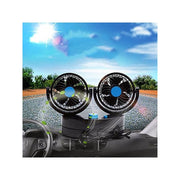 Cyclone II oscillating fan compact & quiet 12v car motorhome camper caravan Streetwize - Dynamic Drive