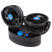 Cyclone II oscillating fan compact & quiet 12v car motorhome camper caravan Streetwize - Dynamic Drive