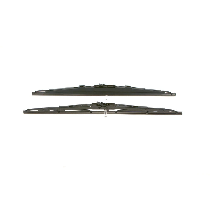 Bosch Front & Rear Super Plus Wiper Blade Set fits Renault Clio I 1996-1998 1.9