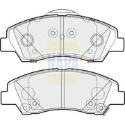 NAPA Front Brake Pad Set fits Hyundai I10 II 2013-2019 1.0 1.2