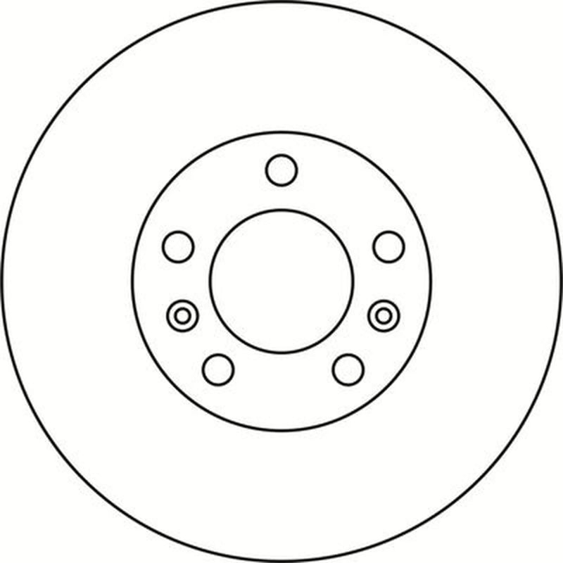 Abtex 2 x Vented Front Brake Discs BD2019V-x2