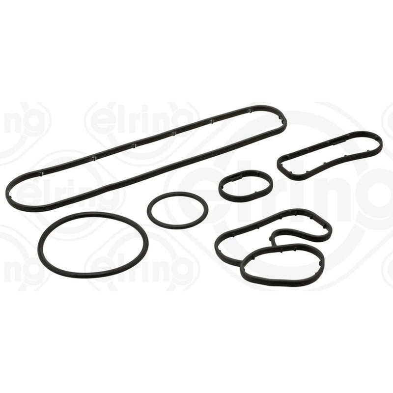 Elring Oil Cooler Gasket Set Oil Filter Housing fits Nissan Interstar 2021-2024