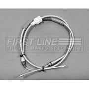 First Line Handbrake Cable Left Rear fits Ford Escort 1983-1985 1.3 1.6