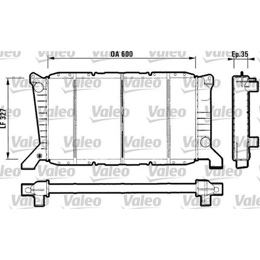 Valeo Engine Radiator 731779