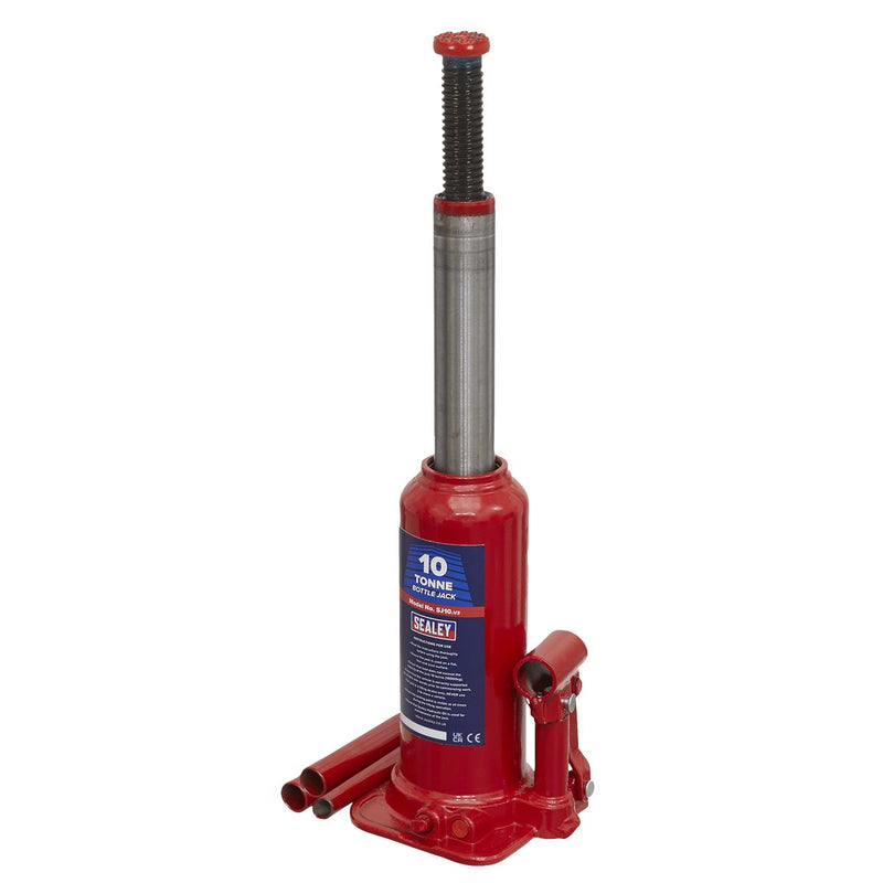 Sealey Bottle Jack 10 Tonne SJ10 Sealey - Dynamic Drive