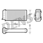 Denso Heater Matrix Core Heat Exchanger DRR09001