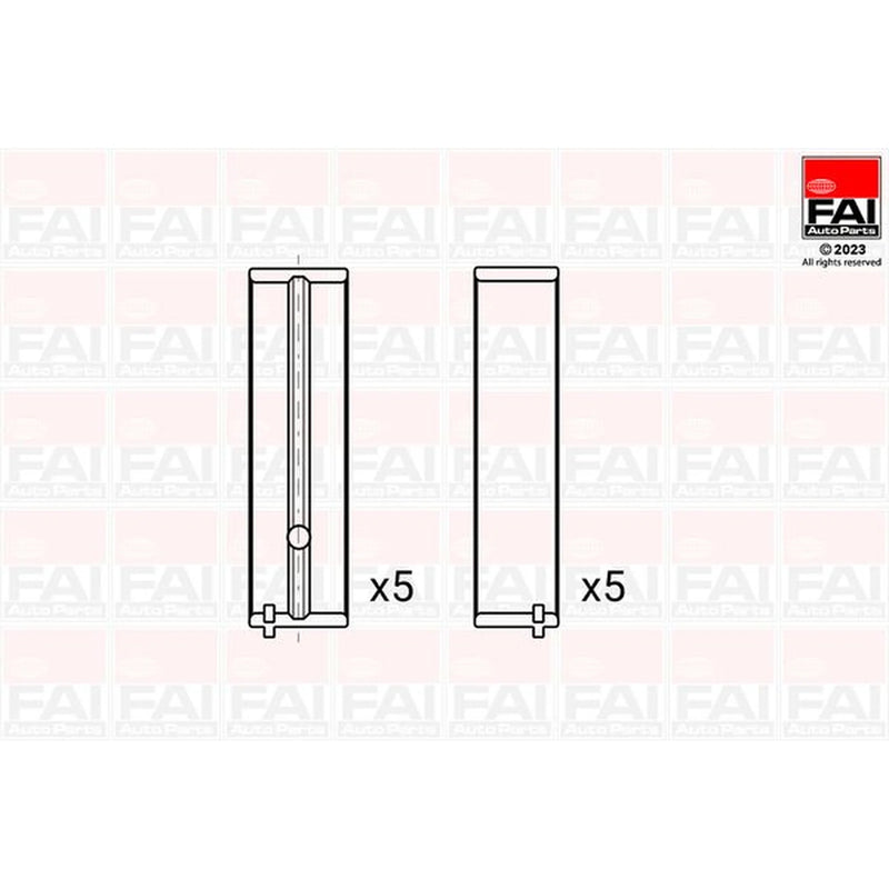 FAI Main Bearing Set fits Jaguar E-Pace 2017 on 2.0