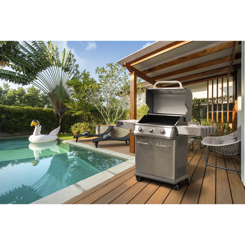 Dellonda 3 Burner Deluxe Gas BBQ Dellonda  - Dynamic Drive