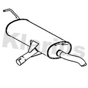 Klarius Box With Tail Pipe Rear fits Nissan Qashqai I 2006-2013 1.5 1.6