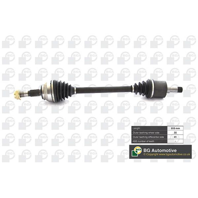 BGA CV Drive Shaft Driveshaft Front Left fits Citroën Relay III 2006-2020