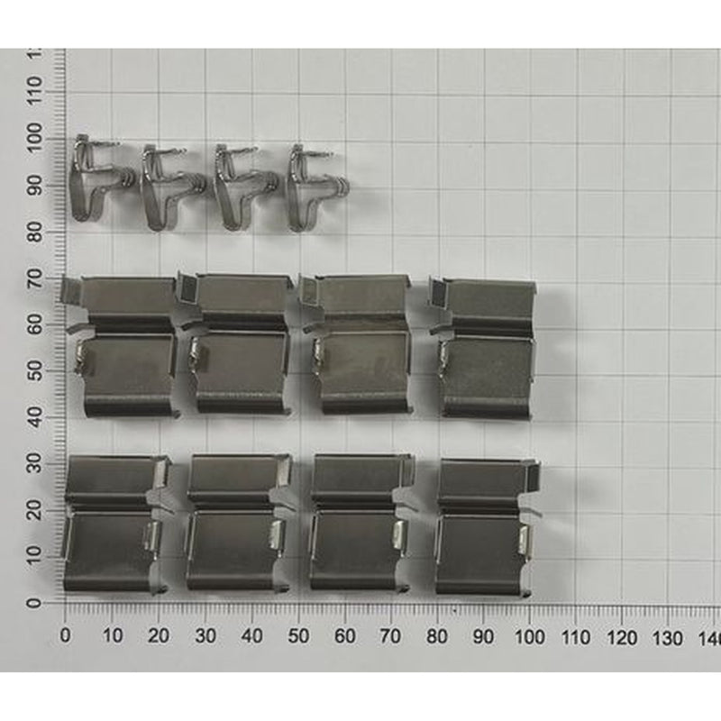 Abtex Brake Pad Accessory Fitting Kit Rear fits Toyota Land Cruiser 80 1990-1997