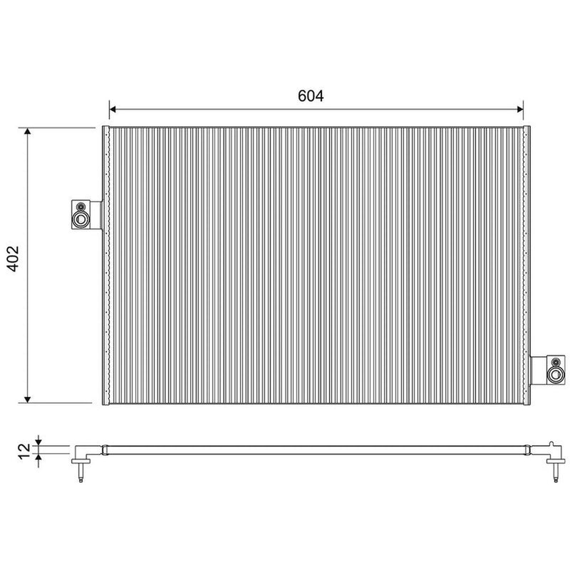 Valeo Air Conditioning Condenser 822811