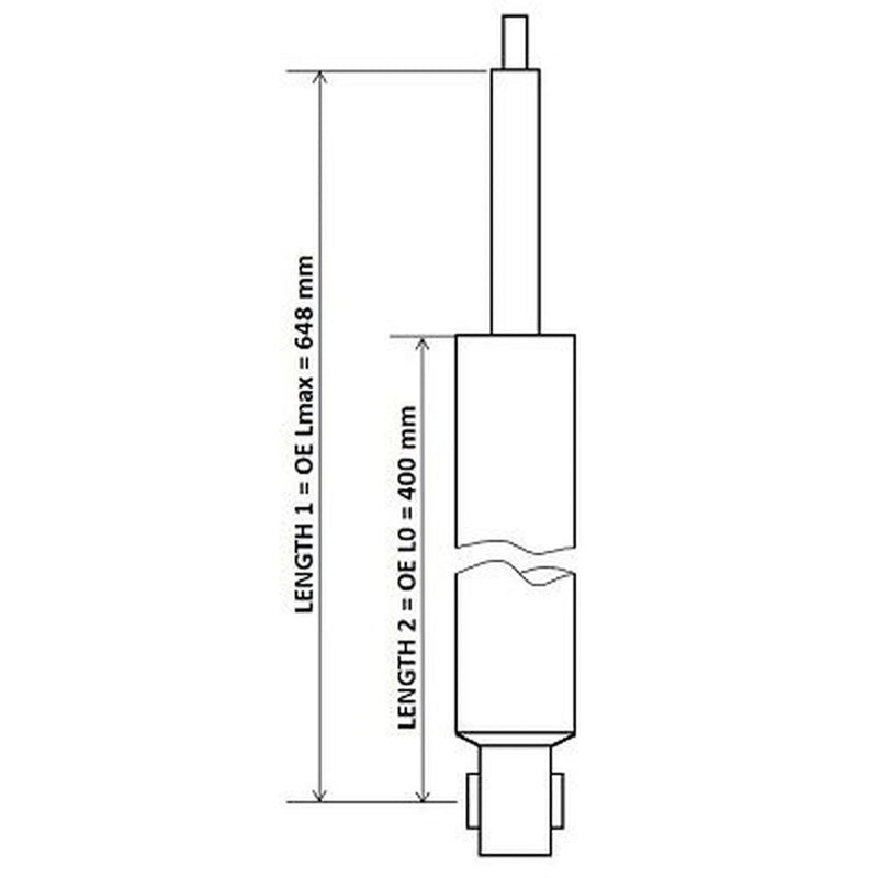 KYB Shock Absorber Damper Strut Rear fits Audi A1 2011-2018 1.0 1.4 1.6 1.8