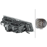 Hella Front Left Fog Light H7/H3 fits Volvo Fh 2005 on