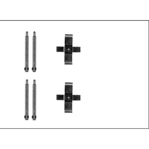 Mintex Brake Pad Accessory Fitting Kit Rear fits Mercedes-Benz C-Class 1994-2000