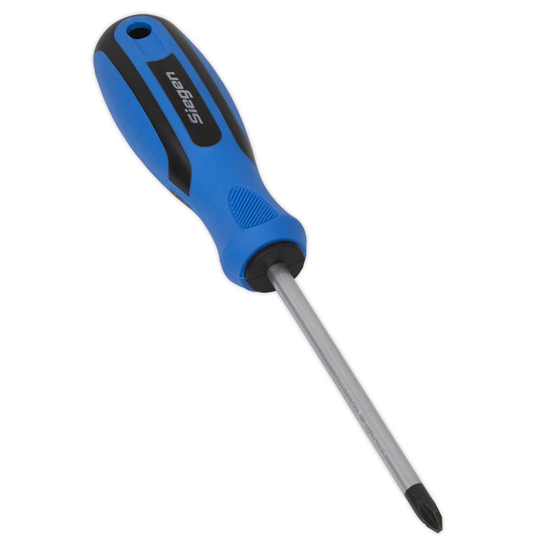 Sealey Screwdriver Phillips #2 x 100mm S01181 Siegen by Sealey - Dynamic Drive