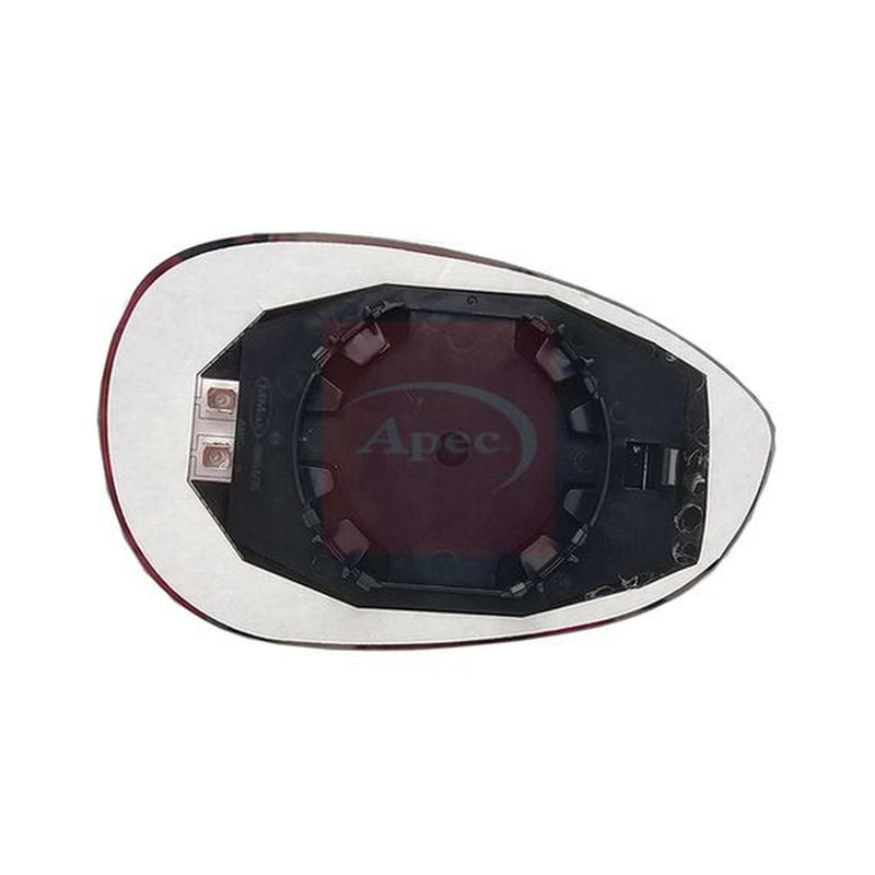 Apec Exterior Wing Mirror Glass Left fits Abarth 500 / 595 / 695 2008 on 1.4