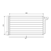 Valeo Air Conditioning Condenser 822727