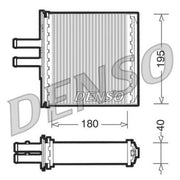 Denso Heater Matrix Core Heat Exchanger DRR09061