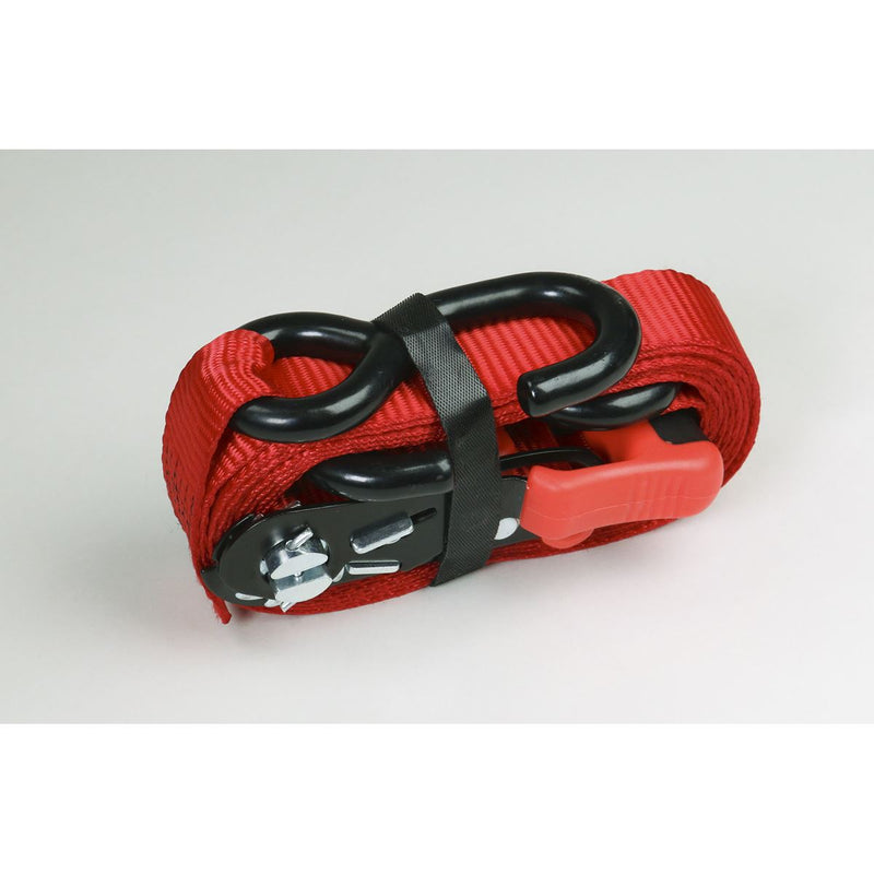 Sealey 2pk 32mm x 3m Slide Ratchet Tie Down Straps Load Cargo Lash S Hooks Sealey  - Dynamic Drive
