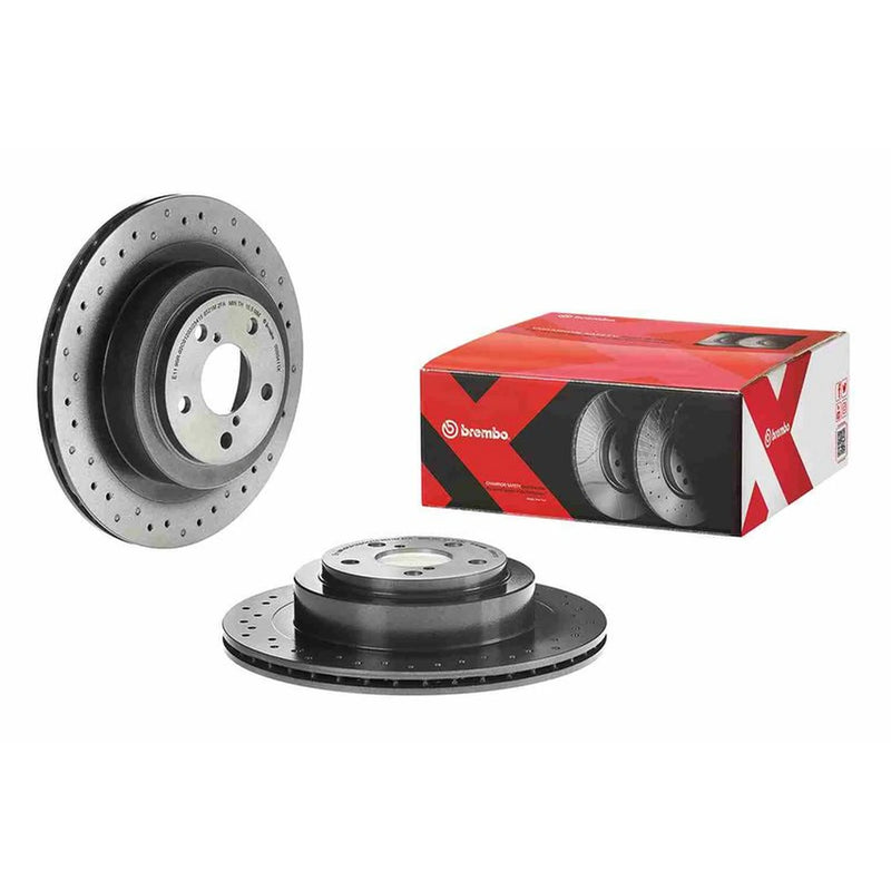 Brembo Xtra Front / & Rear / Brake Discs & Pads fits Subaru Outback 2003-2009
