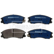 Borg & Beck Front Brake Discs & Pads fits Hyundai Terracan 2001-2006 2.5 2.9 3.5