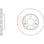 Apec Front Brake Vented Discs & Pads fits Mazda 626 1997-2002 1.8 1.9