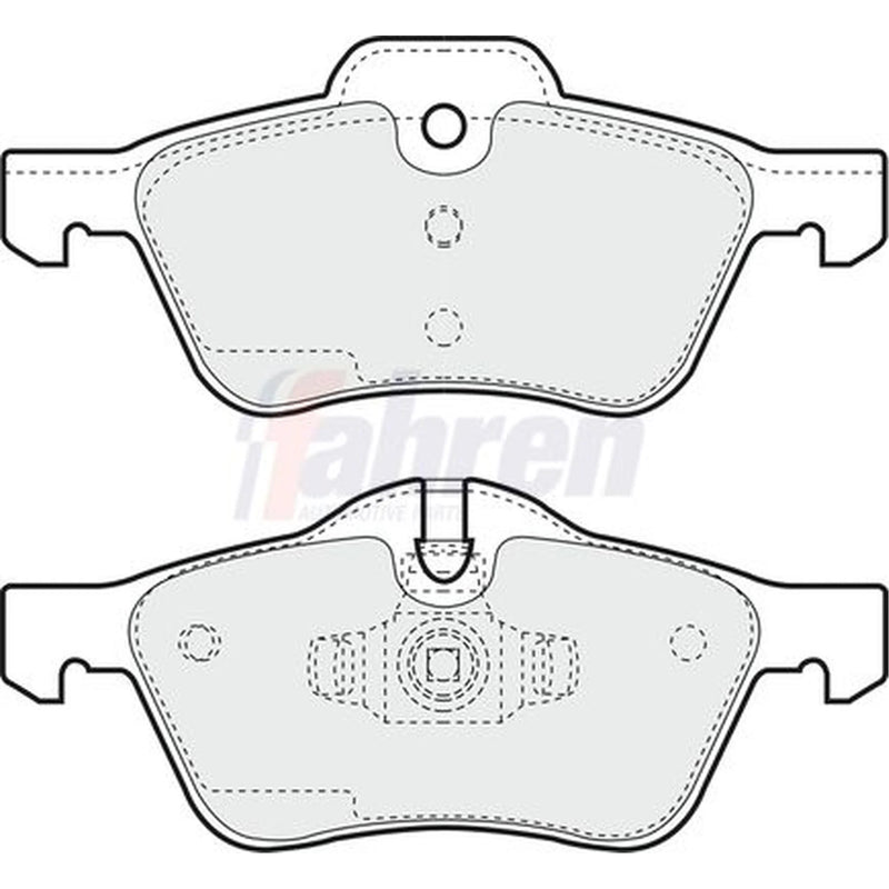 Fahren Front & Rear Pads fits Mini Mini 2001-2008