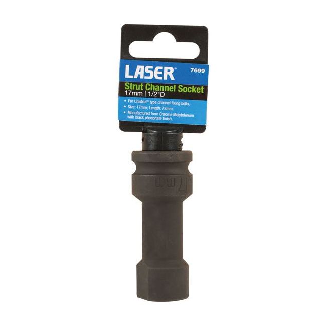 Laser Deep Strut Channel Socket 17mm 7699 Laser - Dynamic Drive