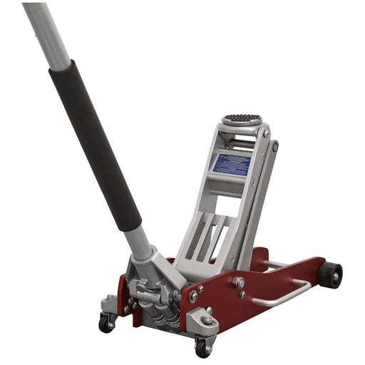 Premier Low Profile Aluminium Trolley Jack with Rocket Lift 2.5 Tonne Sealey Premier - NN4 Online 