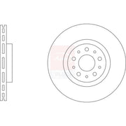 Apec Front Brake Vented Discs & Pads fits Fiat Tipo 2015-2020 1.4 1.6