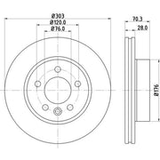 Mintex Lcv Van Kits internally vented 303mm MVK0087
