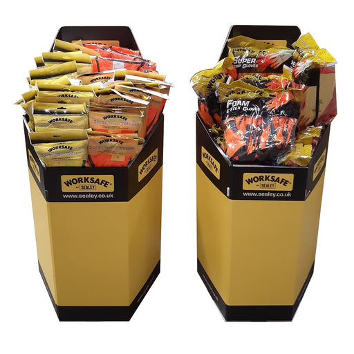 Sealey Worksafe Dump Bin Hi-Vis Waistcoats WDBHV1 Sealey - Dynamic Drive