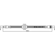 Juratek Brake Hydraulic Hose Line Front fits Renault Captur I 2013-2019 1.2 1.5