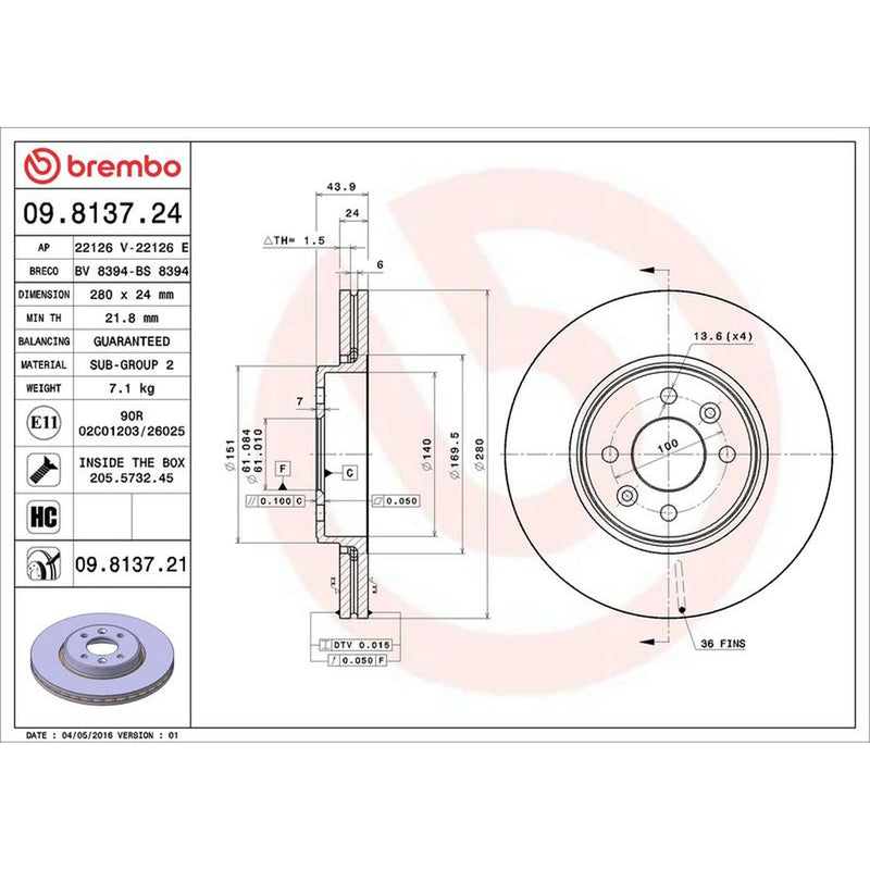 Brembo Front & Rear Brake Discs & Pads fits Renault Clio III 2005-2014 1.2