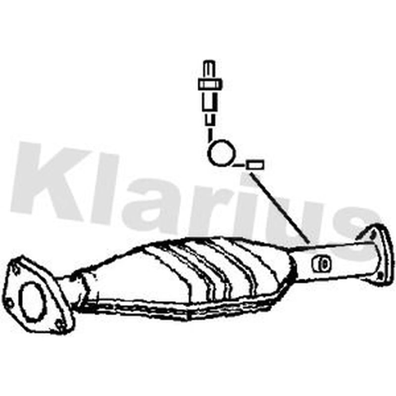 Klarius Catalyst Non Type Approved fits Honda Accord VI 1998-2001 2.0