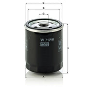 MANN-FILTER Ef 76mm W 712/6